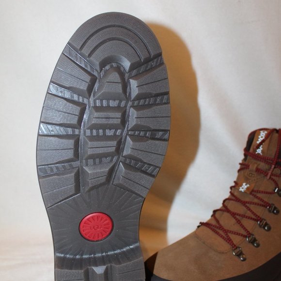 NIB UGG MEN'S BILTMORE WATERPROOF‎ SUEDE HIKER WINTER SNOW BOOTS CHESTNUT - Picture 6 of 8